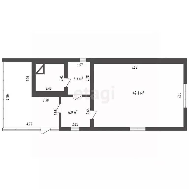 Дом в Тюменская область, Нижнетавдинский муниципальный округ, с. ... - Фото 2