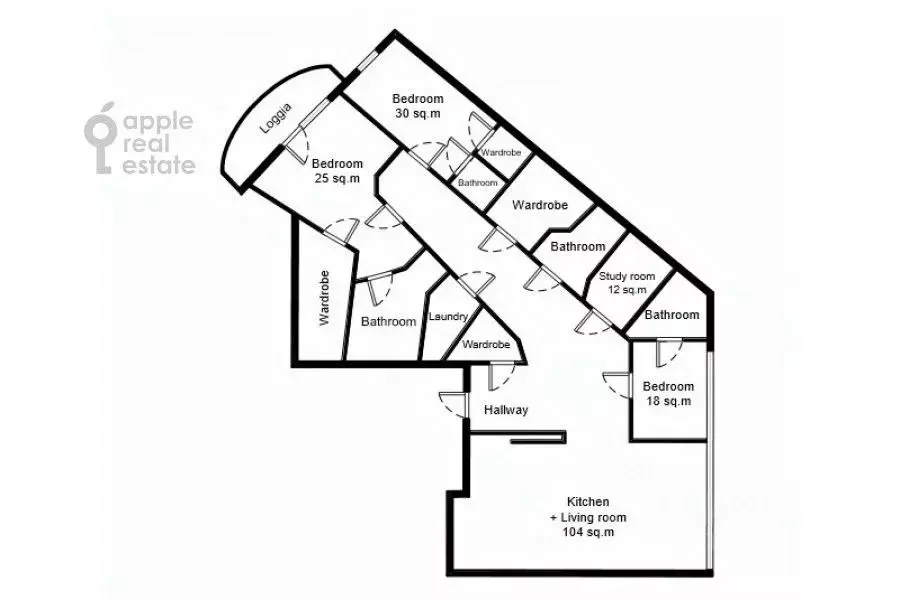 5-к кв. Москва ул. Улофа Пальме, 7 (287.0 м) - Фото 2