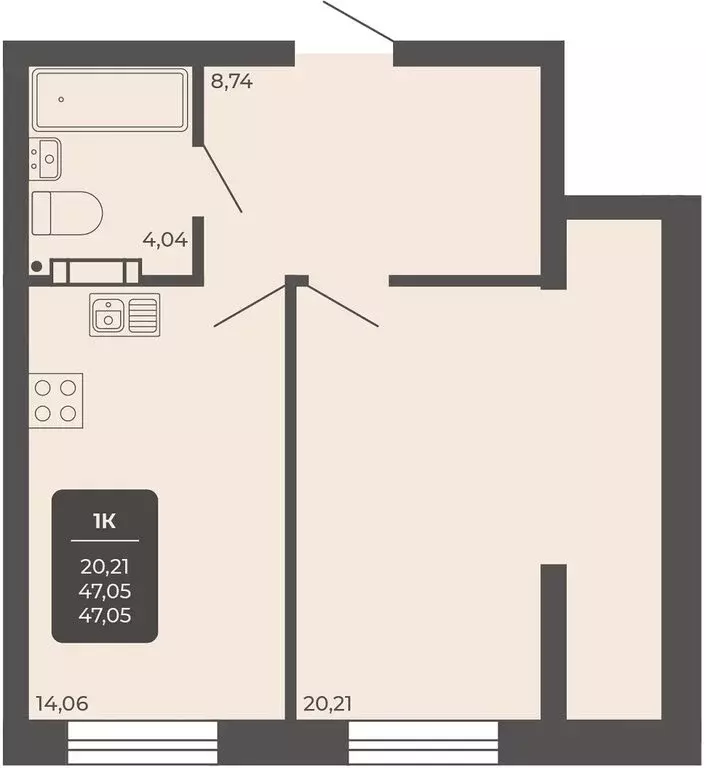 Офис (46.4 м) - Фото 2