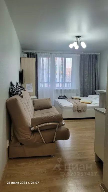 Студия Ленинградская область, Мурино Всеволожский район, ул. Шувалова, ... - Фото 1