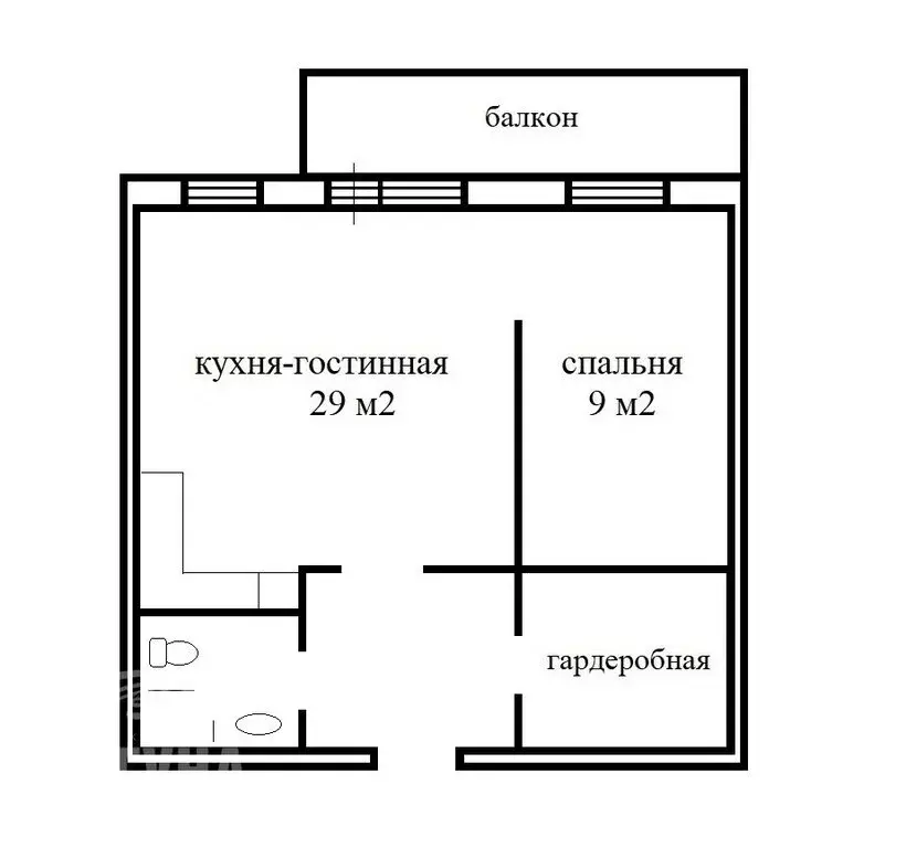 2-комнатная квартира: Томск, улица Степана Разина, 19 (57 м) - Фото 1