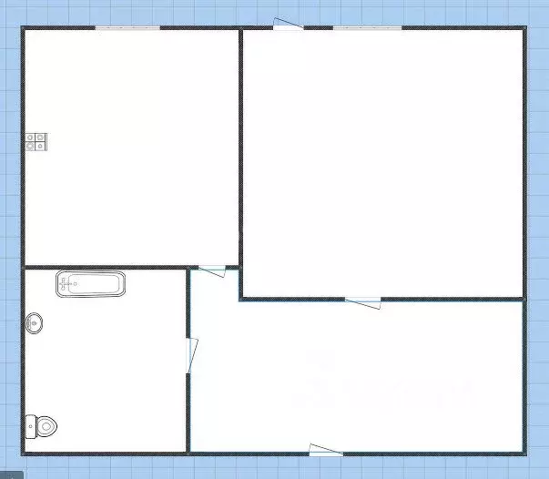 1-к кв. Смоленская область, Смоленск ул. Крупской, 55Б (33.2 м) - Фото 2