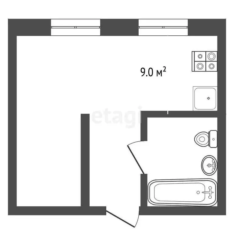 Квартира-студия: Балашиха, проспект Ленина, 32А (38.6 м) - Фото 0