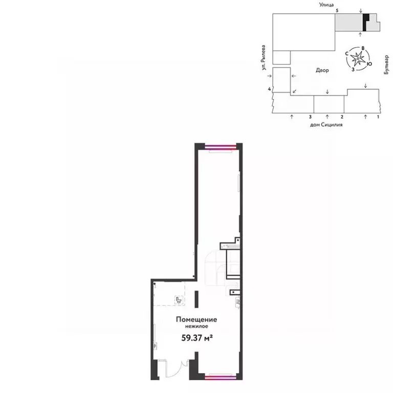 Торговая площадь в Тюменская область, Тюмень ДОК мкр, ул. Ярославская, ... - Фото 1