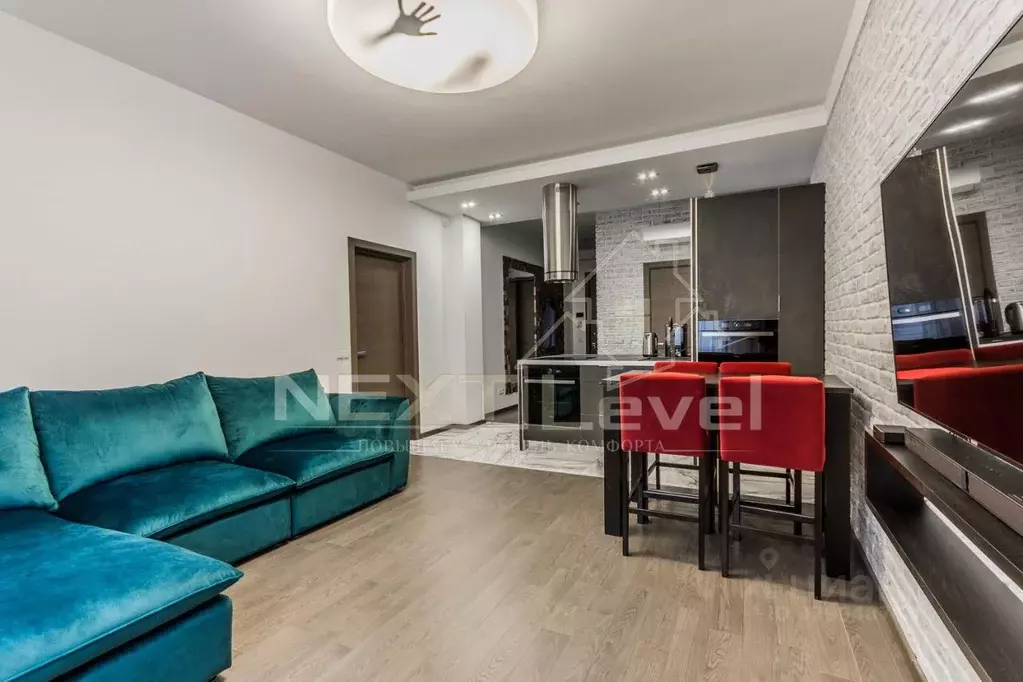 3-к кв. Санкт-Петербург ул. Смольного, 4к3 (75.0 м) - Фото 1