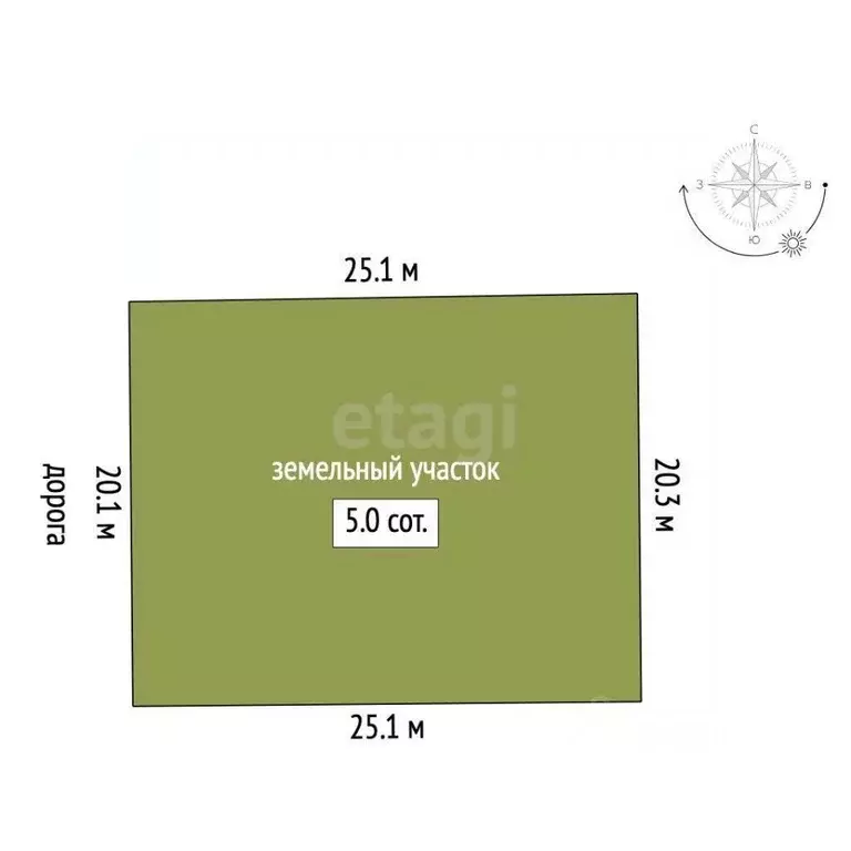 Участок в Ростовская область, Аксайский район, Ольгинское с/пос, ... - Фото 2