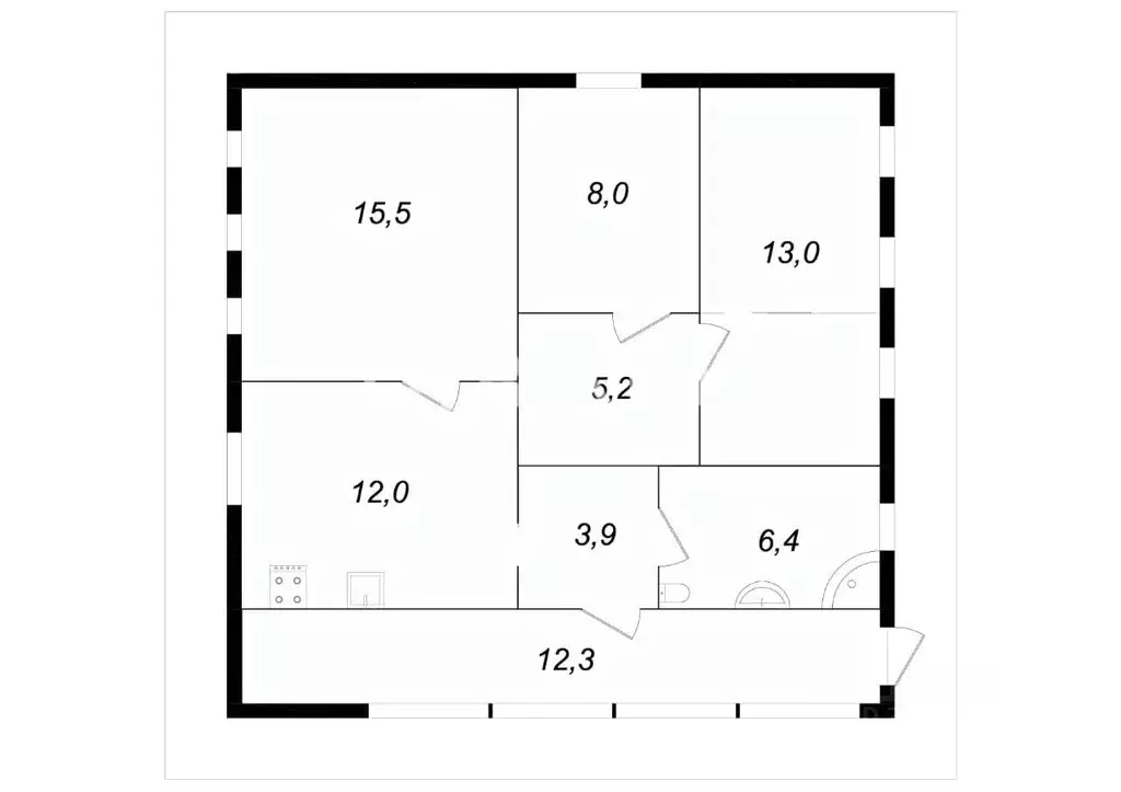 Дом в Ивановская область, Иваново ул. 9-я Березниковская, 11 (66 м) - Фото 1