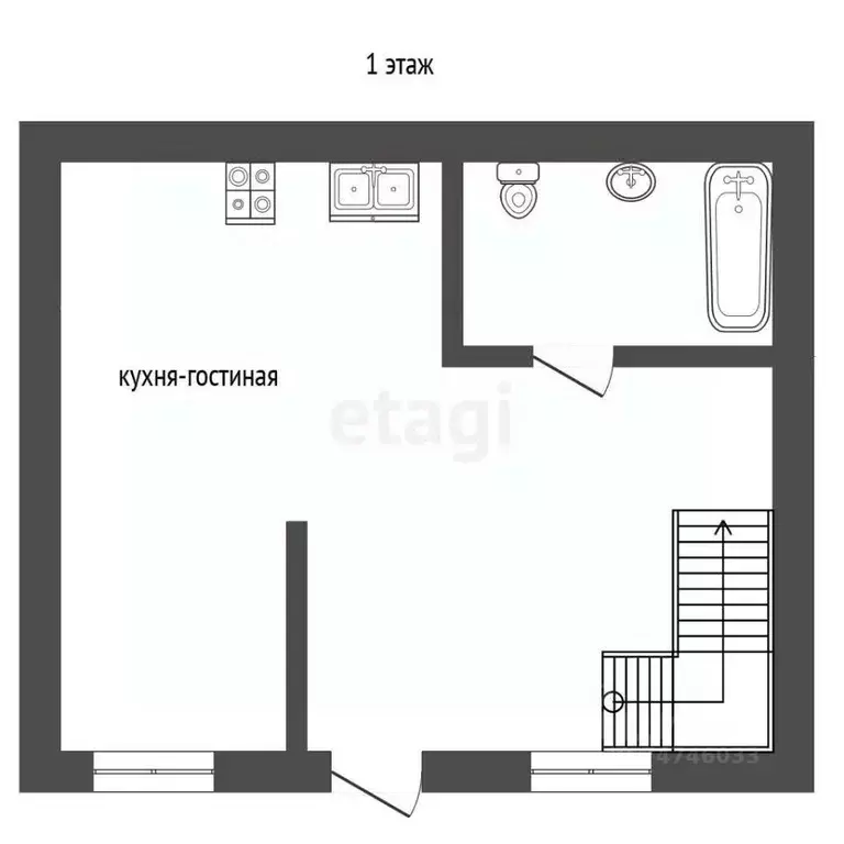Дом в Крым, Евпатория ул. Хозяйственная, 3А (60 м) - Фото 2