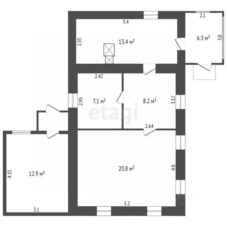 Дом в Омская область, Омск ул. 5-я Путевая, 37 (69 м) - Фото 1
