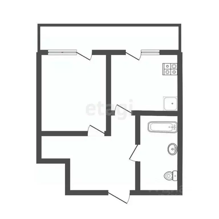 1-к кв. Воронежская область, Воронеж Острогожская ул., 168/3 (37.5 м) - Фото 1