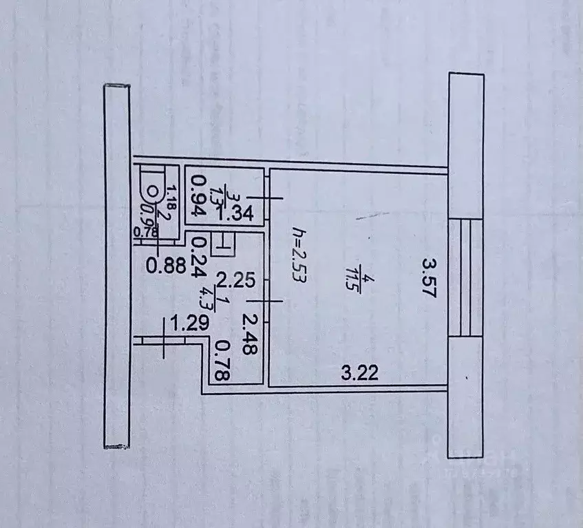 1-к кв. Татарстан, Казань ул. Гудованцева, 47 (18.0 м) - Фото 1