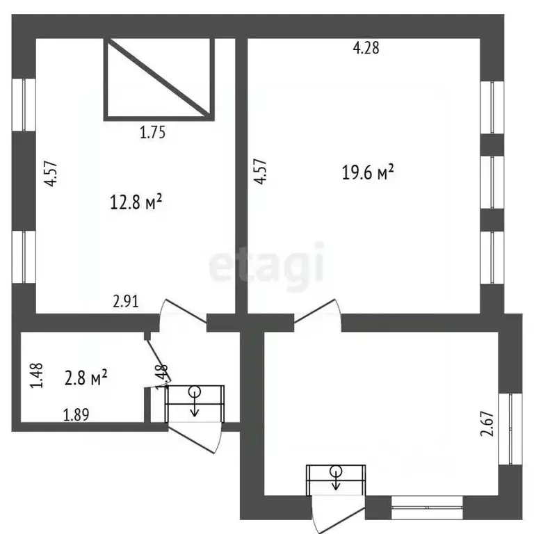Дом в Владимирская область, Муром ул. Экземплярского, 44 (41 м) - Фото 2