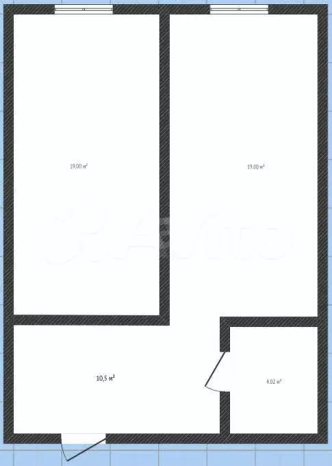 1-к. квартира, 52,4 м, 3/7 эт. - Фото 0