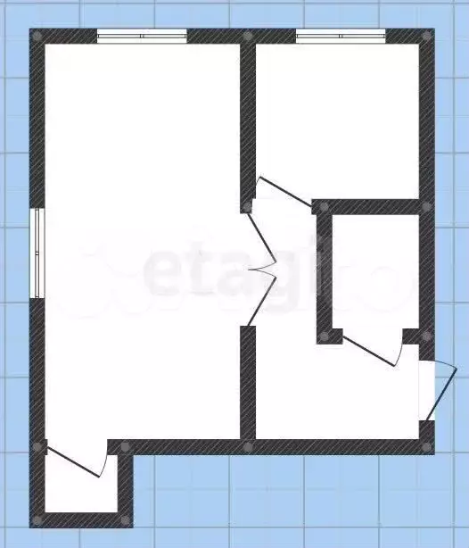 1-к. квартира, 31 м, 2/5 эт. - Фото 0