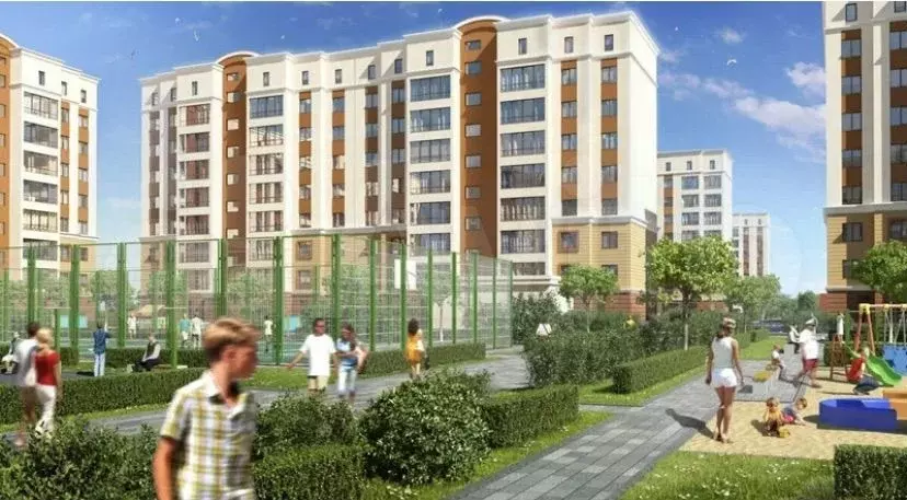 2-к. квартира, 61,6 м, 4/8 эт. - Фото 1