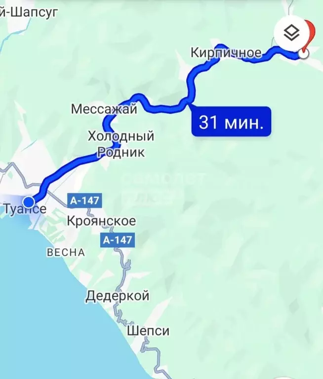 Участок в Краснодарский край, Туапсинский муниципальный округ, с. ... - Фото 1