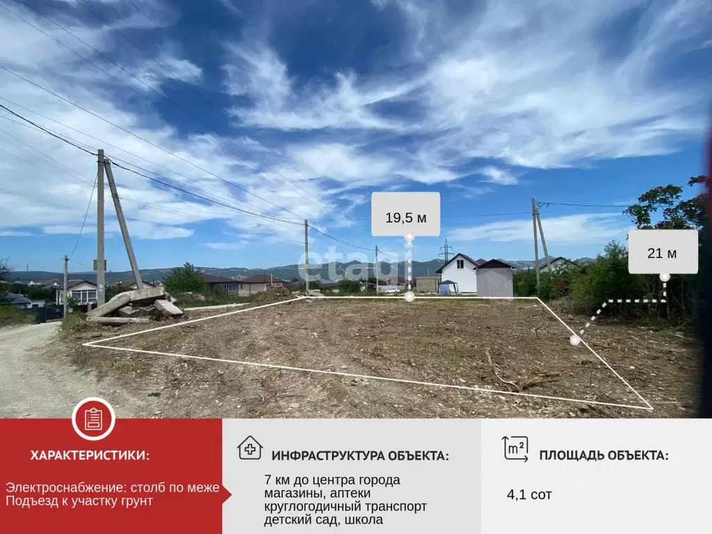 Участок в Краснодарский край, Новороссийск городской округ, с. ... - Фото 1