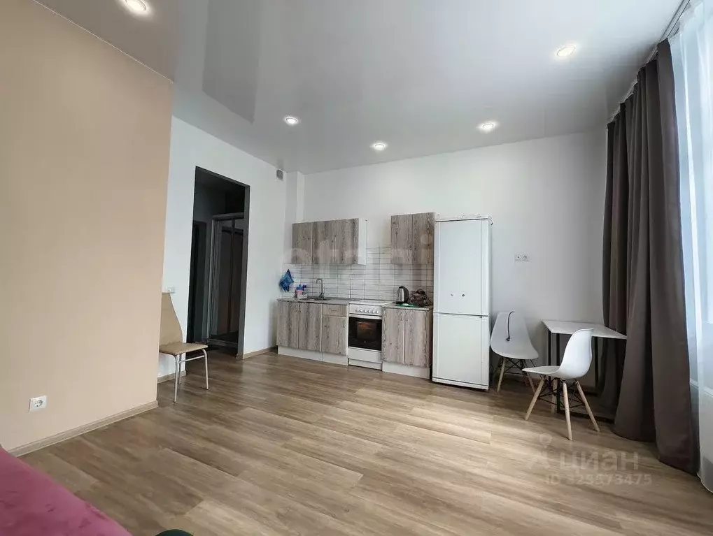 Студия Тюменская область, Тюмень ул. Тимофея Чаркова, 83 (28.0 м) - Фото 1