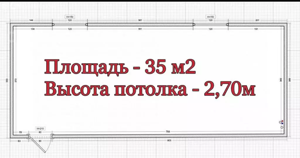 Помещение свободного назначения (34.8 м) - Фото 1