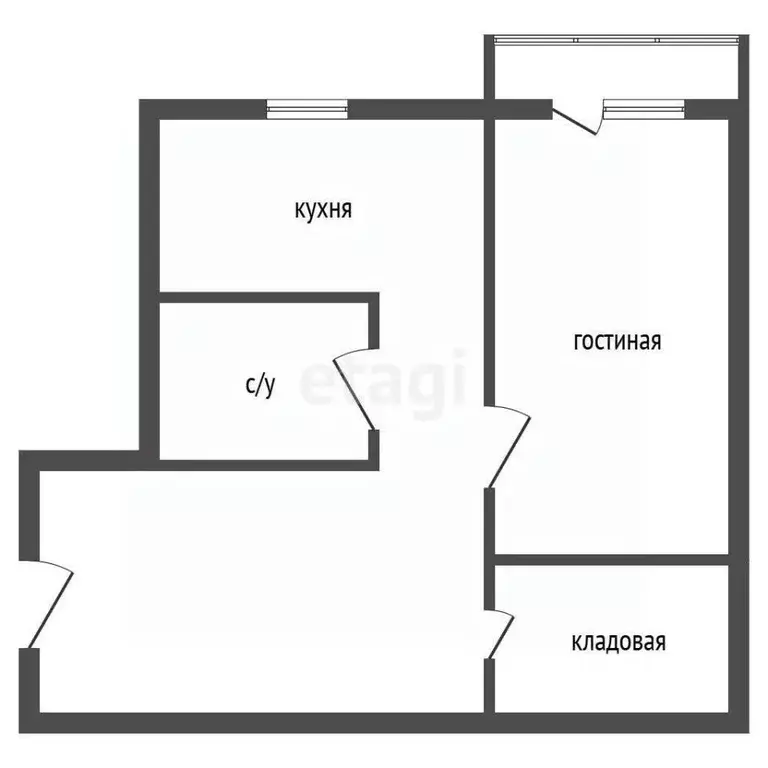 1-к кв. Челябинская область, Пласт ул. Строителей, 2 (28.9 м) - Фото 2