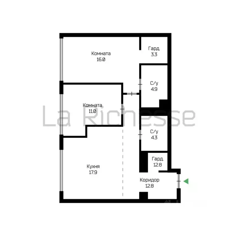 2-к кв. Москва ул. Нижние Мневники, 7 (71.9 м) - Фото 1