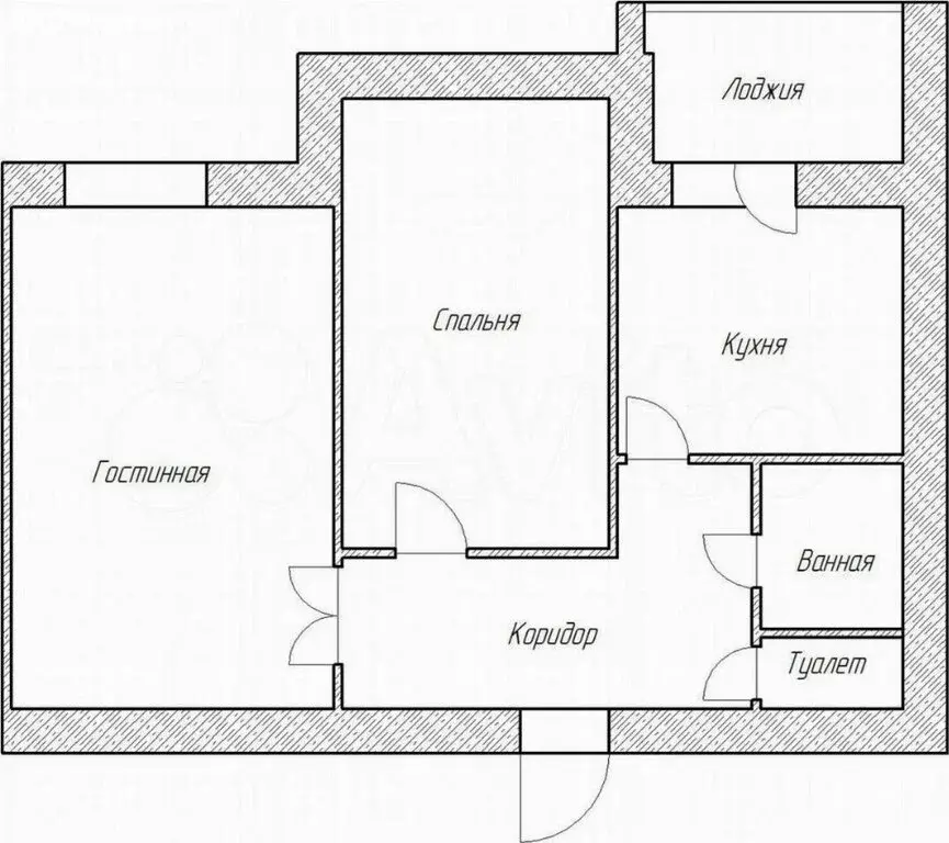 2-комнатная квартира: Губкин, Севастопольская улица, 113 (60 м) - Фото 1