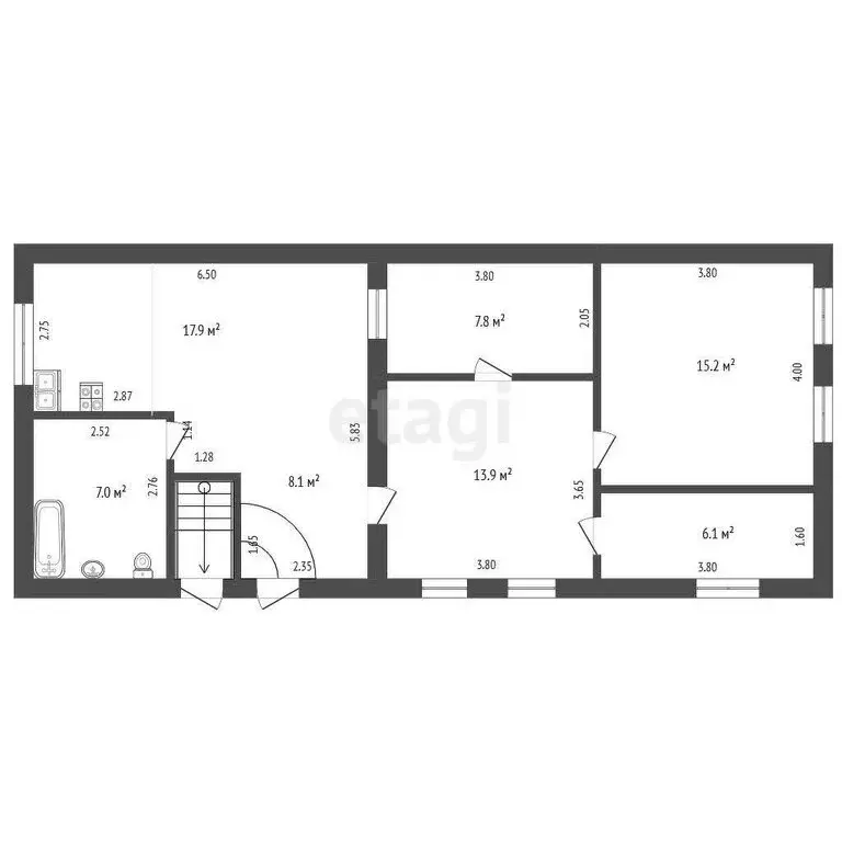 Дом в Прохладный, Кавказская улица (90 м) - Фото 1