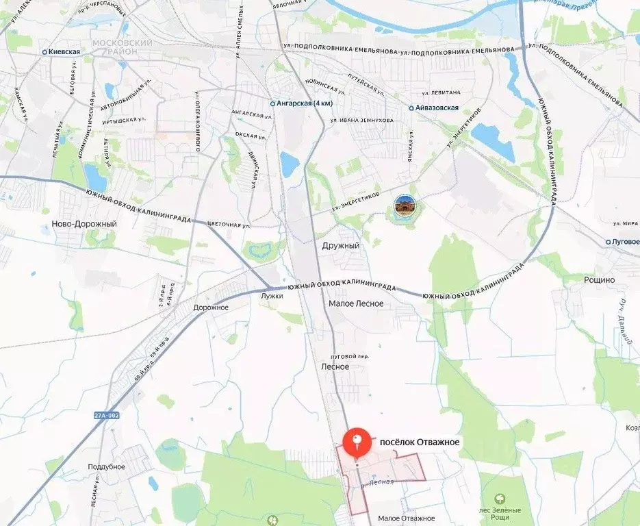 1-к кв. Калининградская область, Багратионовский муниципальный округ, ... - Фото 2