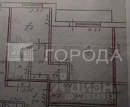 1-к кв. Алтайский край, Барнаул ул. Попова, 123 (34.5 м) - Фото 2