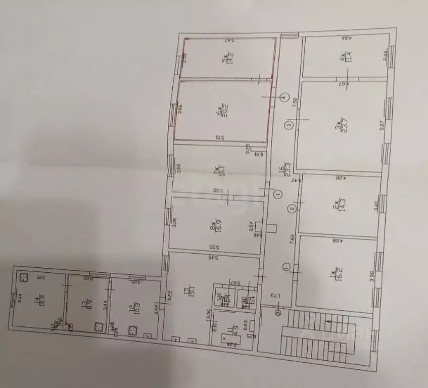 2-к кв. Калининградская область, Гусев Красноармейская ул., 4 (43.3 м) - Фото 1