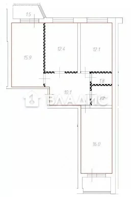 3-к кв. Ленинградская область, Мурино Всеволожский район, ул. Шоссе в ... - Фото 2