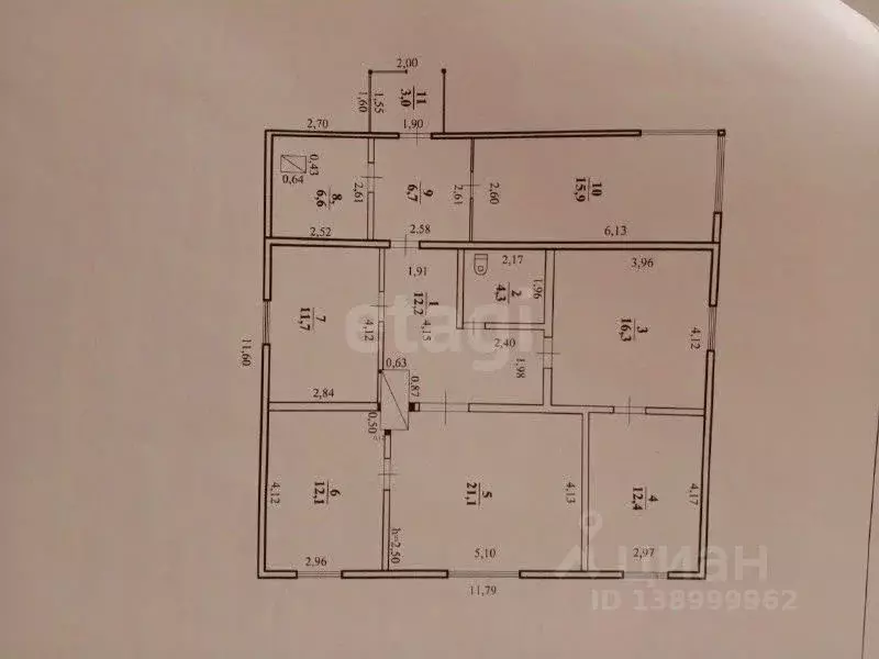 Дом в Забайкальский край, Чернышевск пгт ул. Линия 4Б, 4 (124 м) - Фото 2