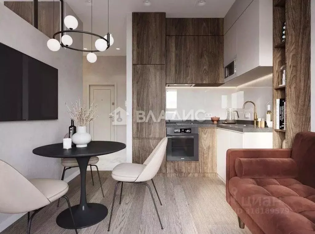 Студия Воронежская область, Воронеж ул. Независимости, 78к2 (23.8 м) - Фото 2