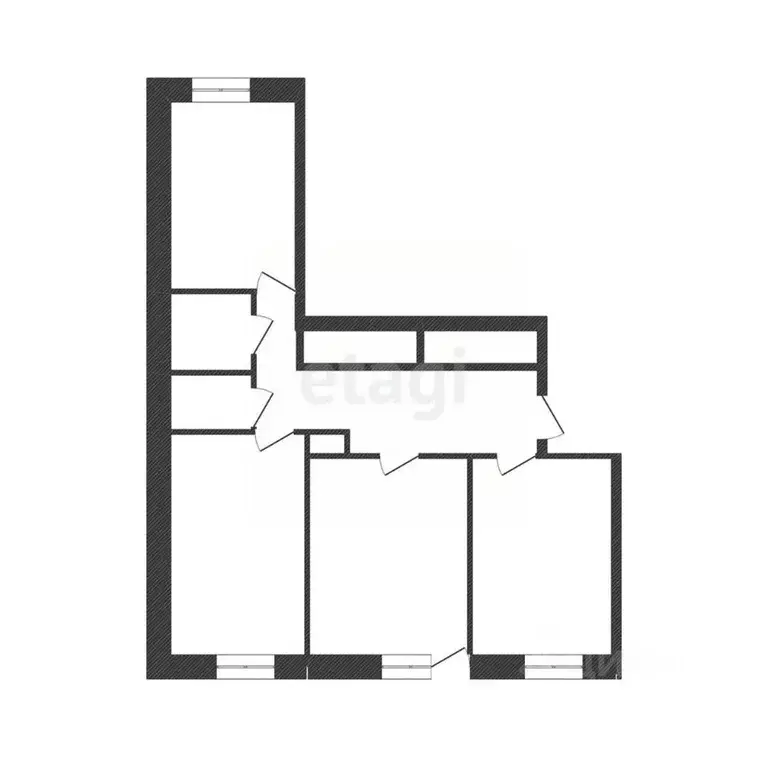 3-к кв. Иркутская область, Иркутск ул. Розы Люксембург, 347 (67.0 м) - Фото 1