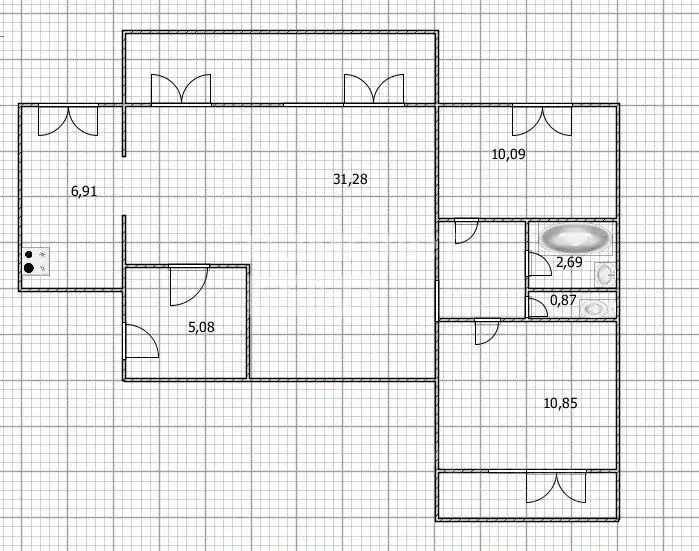 3-к кв. Ульяновская область, Ульяновск Оренбургская ул., 36 (73.8 м) - Фото 1