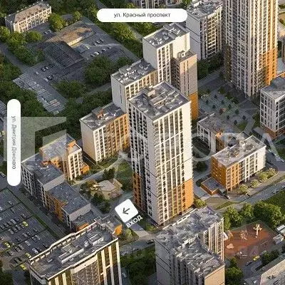 Офис в Новосибирская область, Новосибирск Красный просп., 167к3 (332 ... - Фото 1