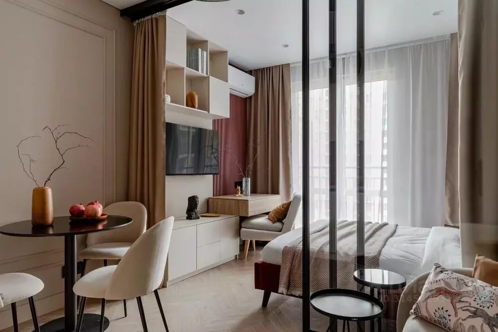 Студия Краснодарский край, Сочи ул. Искры, 88к2 (25.7 м) - Фото 0