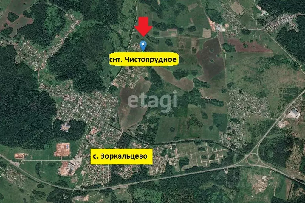 Участок в Томская область, Томский район, Чистопрудное СНТ  (12.0 ... - Фото 1