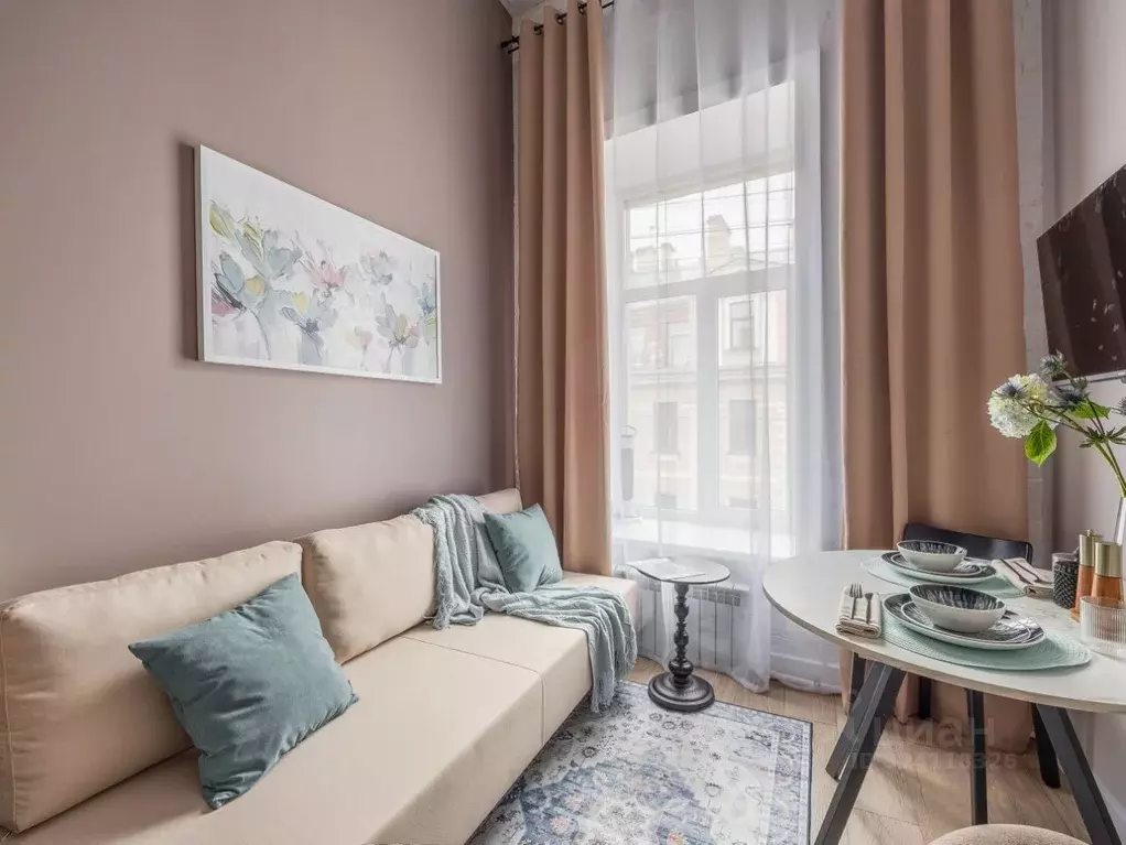 Студия Санкт-Петербург Гороховая ул., 46 (18.0 м) - Фото 1