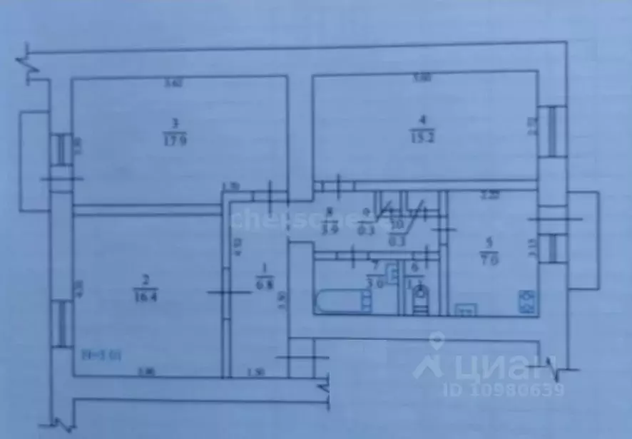 2-к кв. Севастополь ул. Гоголя, 20Б (42.3 м) - Фото 2