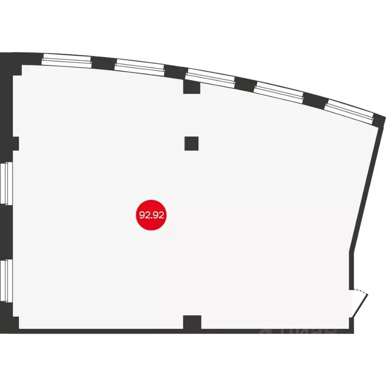 Офис в Новосибирская область, Новосибирск Первомайская ул., 43 (93 м) - Фото 1