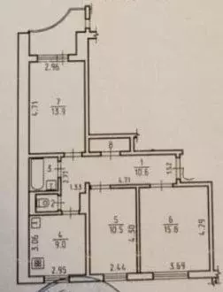 Продаётся 3-к квартира, 64.8 м - Фото 0