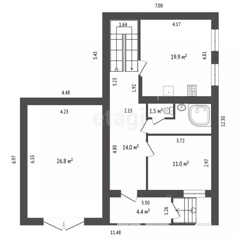 Дом в Смоленская область, Смоленск ул. 2-я Проезжая, 4 (190 м) - Фото 2