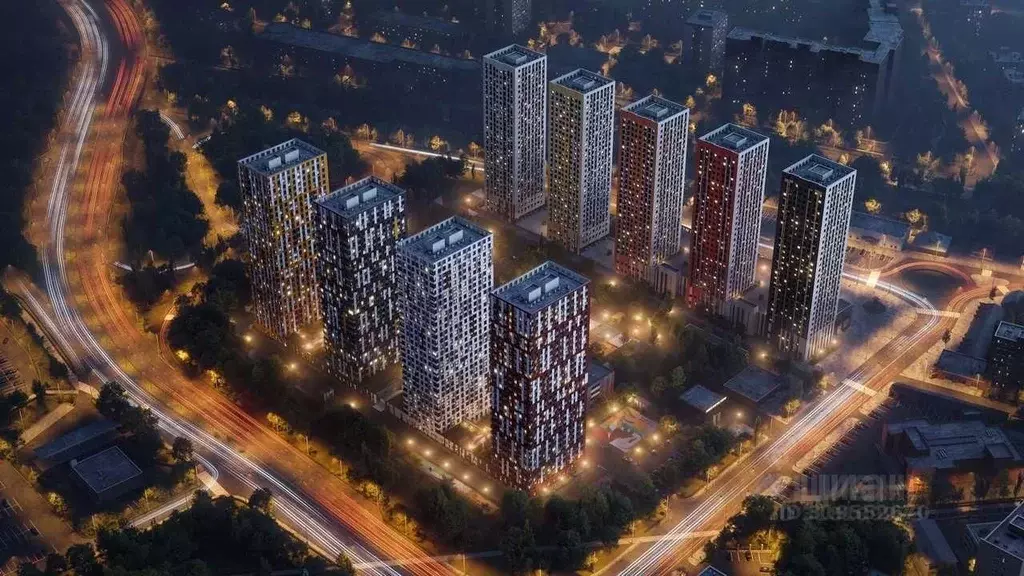 1-к кв. Московская область, Красногорск Павшино мкр, Тетрис жилой ... - Фото 0