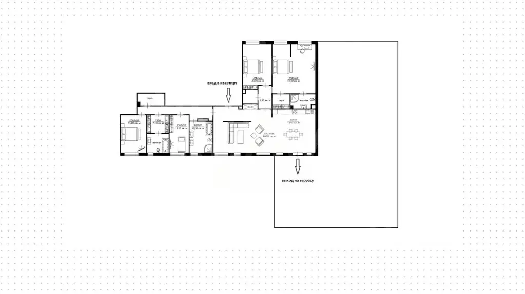 5-к кв. Москва 3-я Фрунзенская ул., 5к1 (251.0 м) - Фото 1