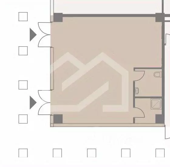 Торговая площадь в Москва Дербеневская ул., вл1 (76 м) - Фото 2