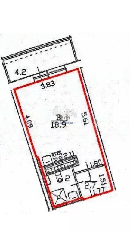 Студия Санкт-Петербург Туристская ул., 22Б (29.0 м) - Фото 0