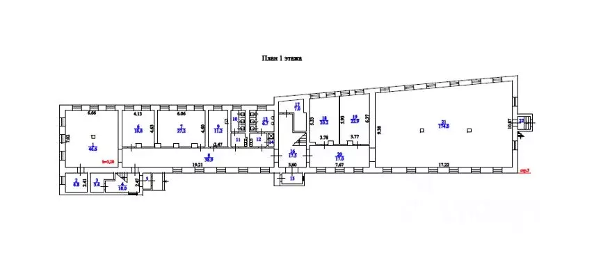 Офис в Москва ул. Бахрушина, 18С3 (1399 м) - Фото 1