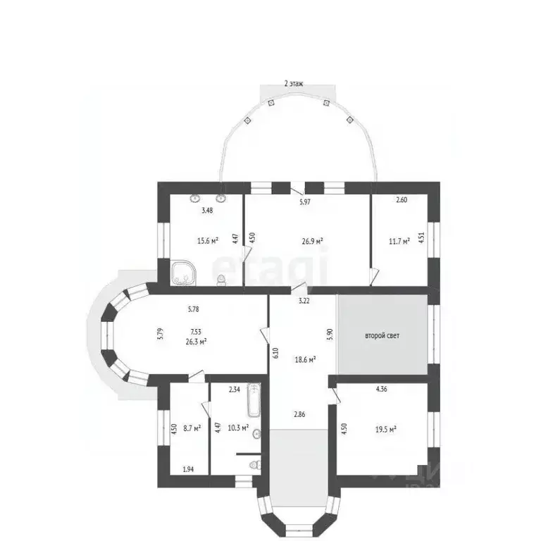 Дом в Московская область, Коломна городской округ, д. Шапкино ул. ... - Фото 2