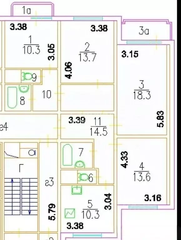4-к кв. Москва ул. Бутлерова, 4 (93.0 м) - Фото 2